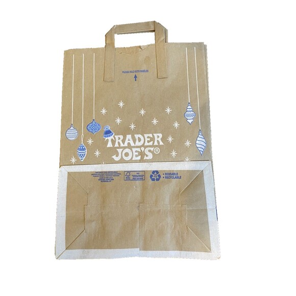 Trader Joe's Other - Trader Joe’s Paper Bag NEW Holiday Limited 2024 Set of 2 Crafts Wrap Free Ship